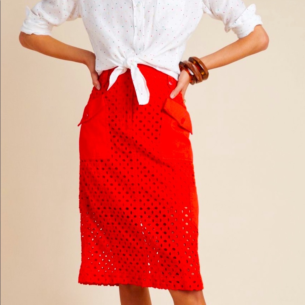 Red Skirt US 8